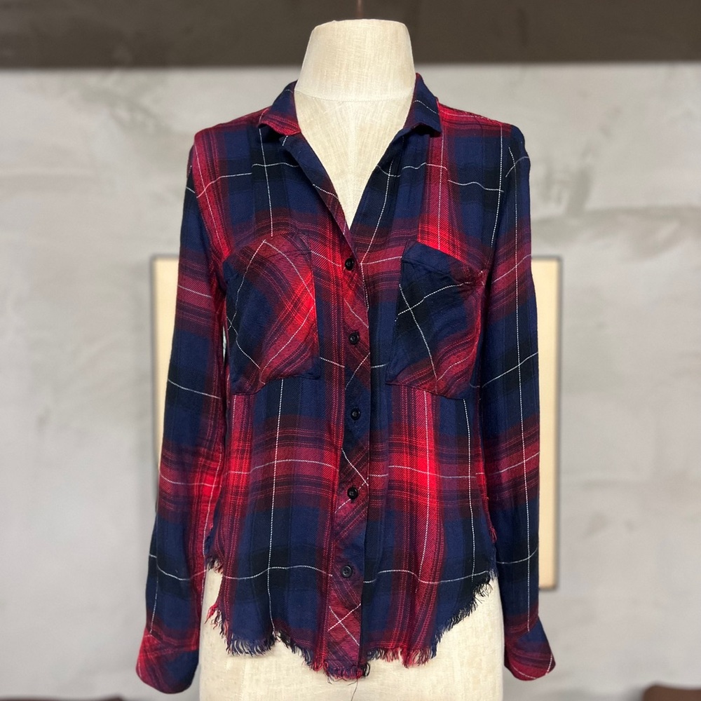 Cloth & Stone plaid top
